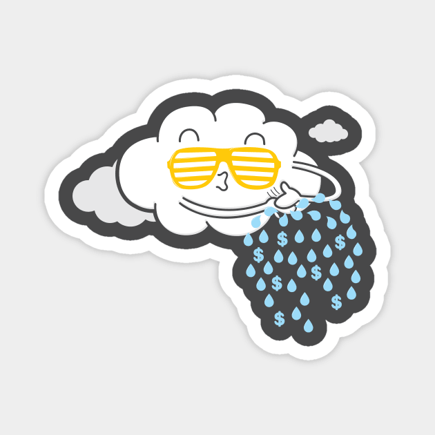 Make It Rain Magnet by Made With Awesome