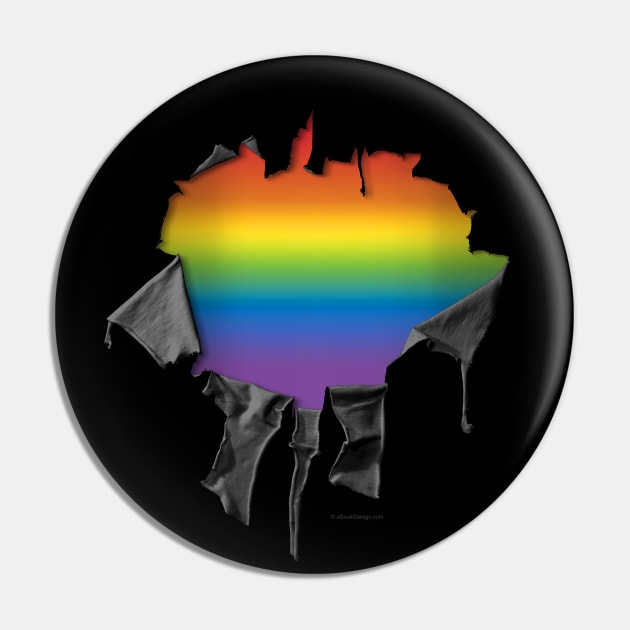 LGBTQ Pride Pin by eBrushDesign