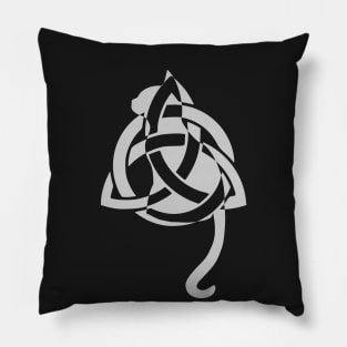 Celtic Triquetra Cat Pillow