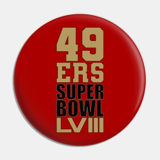 49ers Super Bowl LVIII Pin