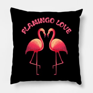 Flamingo love Pillow