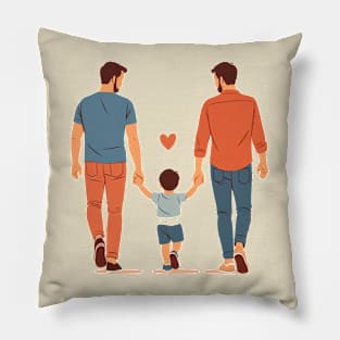 Gay couple Pillow