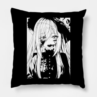 Gothic Anime Girl Pillow