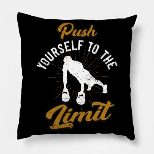 Fitness Workout Motivation Quote Pillow