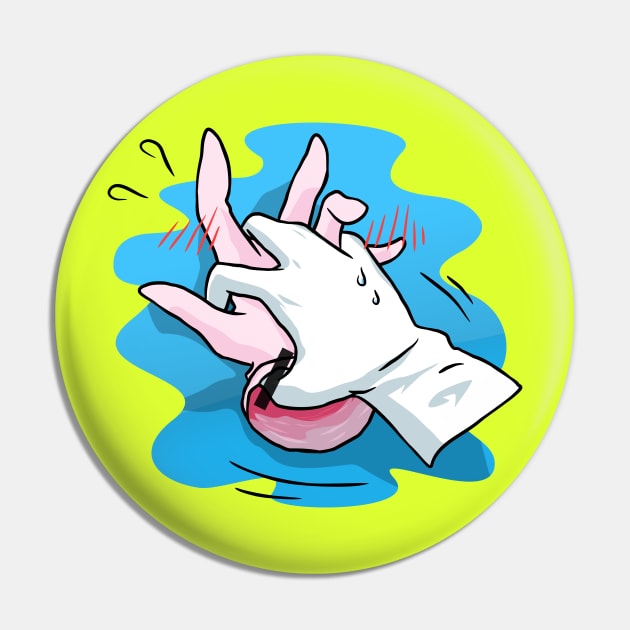 Lewd & Ecchi Rubber Gloves Pin by sadpanda