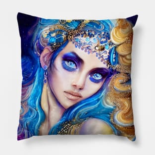 Blue Fantasy Pillow
