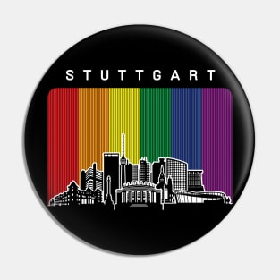 Stuttgart LGBT Rainbow Flag Pin