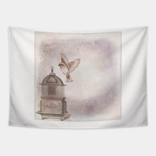 Bird Neck Gator Bird Cage Bird Tapestry