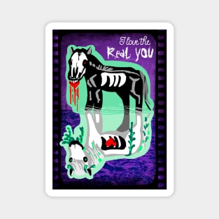 I love the REAL YOU kelpie horse monsters Magnet