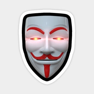 V vendetta anonymous mask Magnet