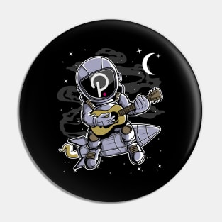 Astronaut Guitar Polkadot DOT Coin To The Moon Crypto Token Cryptocurrency Blockchain Wallet Birthday Gift For Men Women Kids Pin