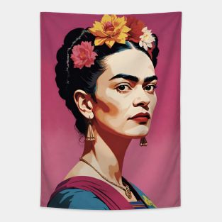 Frida Kahlo: Timeless Portrait Tapestry