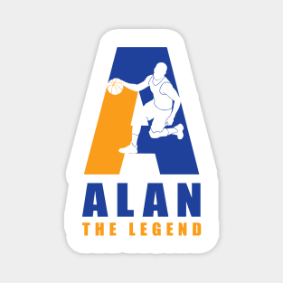 Alan Custom Player Basketball Your Name The Legend Magnet