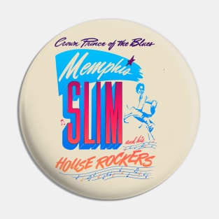 Memphis Slim gradient graphic Pin