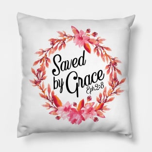 Saved By Grace Pillow