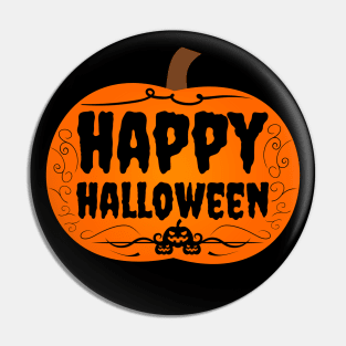 Spooky Pumpkin - Happy Halloween Pin
