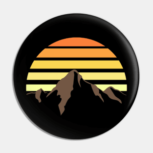 Dawn in the Mountains Pin