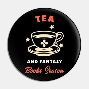 Tea And Fantasy Books Season Pin