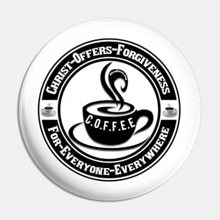 Christian Coffee Pin