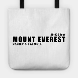 The Roof of the World: Mount Everest Tote