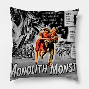 The Monolith Monsters Black & White variant Pillow