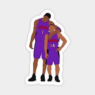 TMac & Bogues Raptors Magnet