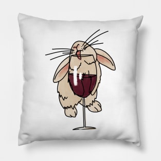 RABBIT WINE Pillow