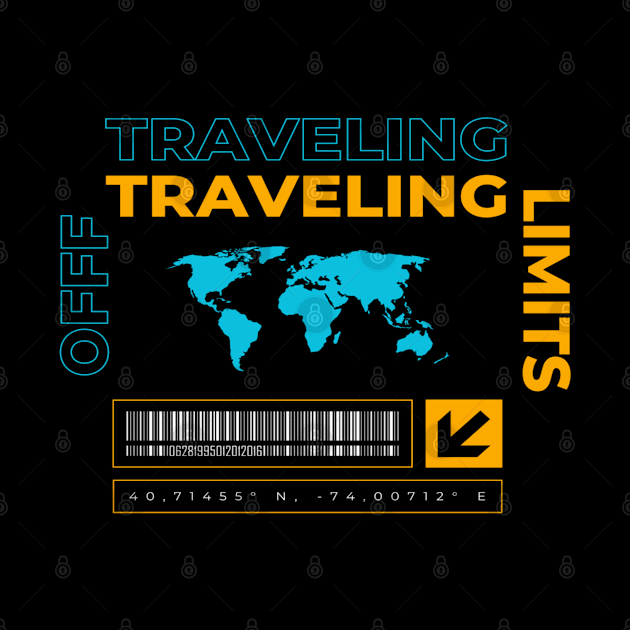 Travel with no limits by TeeProDesigns