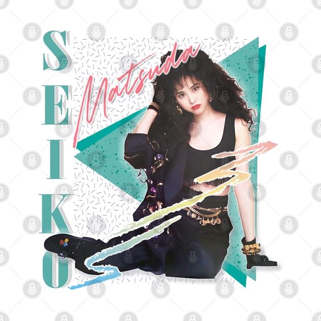 Seiko Matsuda / Retro 80s Fan Art Design by DankFutura