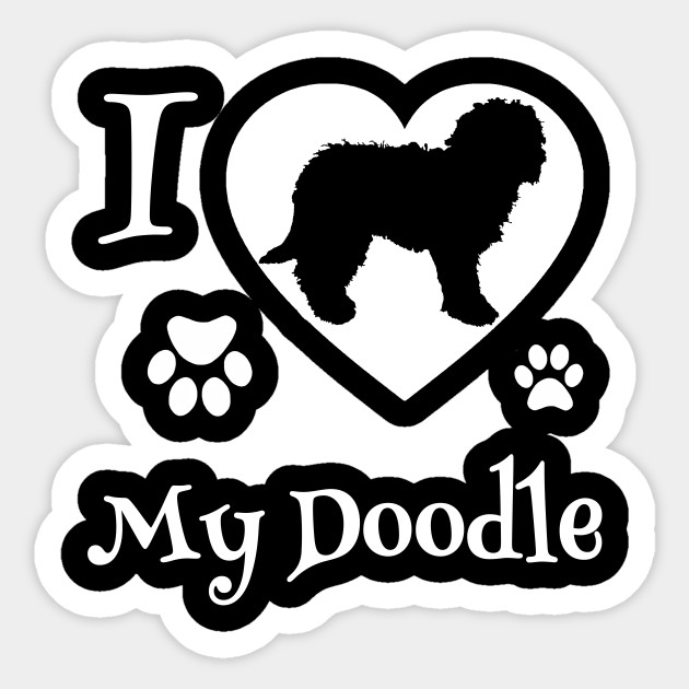 Auto Parts And Vehicles Car Truck Graphics Decals Doodle I Love My Goldendoodle Sticker Die Cut Vinyl Dcaeagles Com