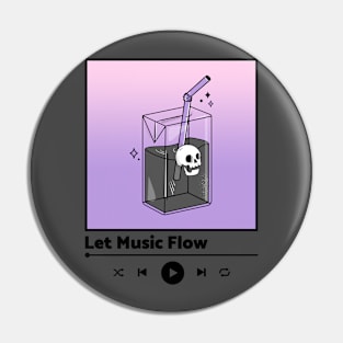 Let Music Flow Pin