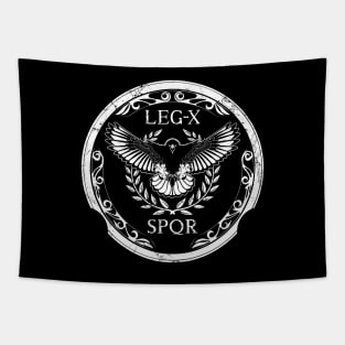 Legio X Equestris Roman Legionary Emblem Tapestry