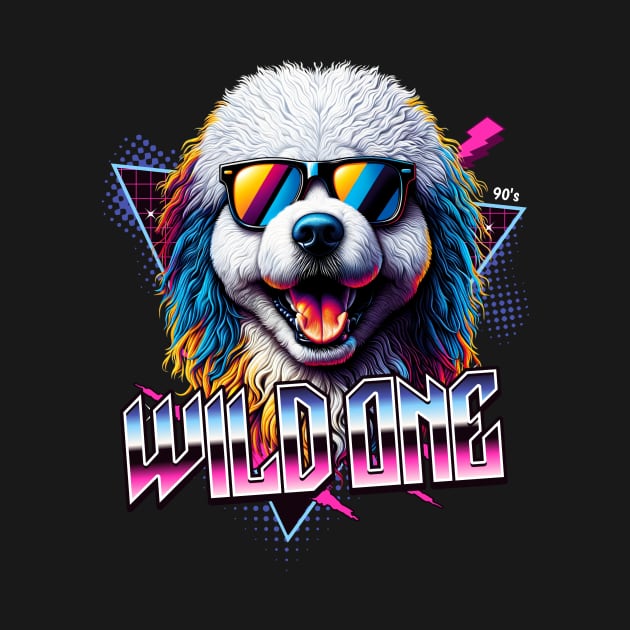 Wild One Puli Dog by Miami Neon Designs