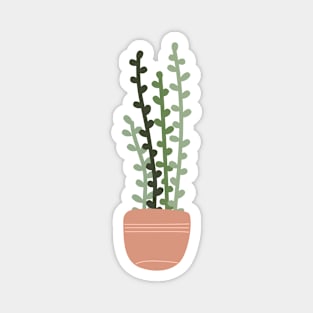 Plant.Hand drawn style Magnet