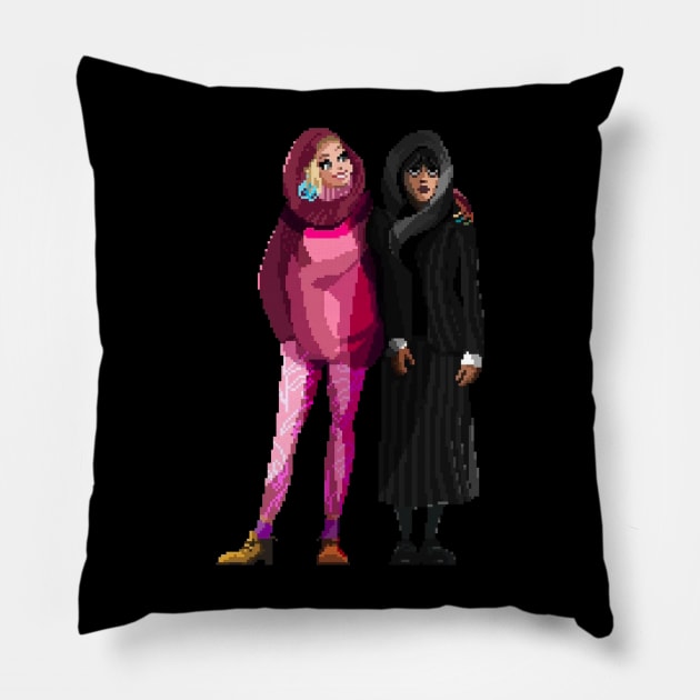 Jenna 16bit Pillow by Kopi Aiko Art