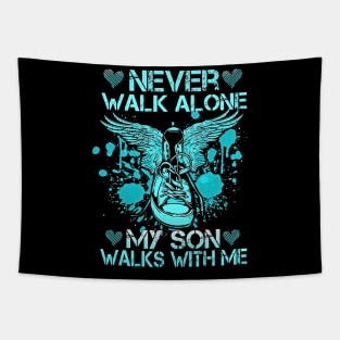 My Son Walks With Me Tapestry