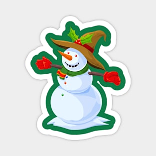 Christmas Snowman Magnet