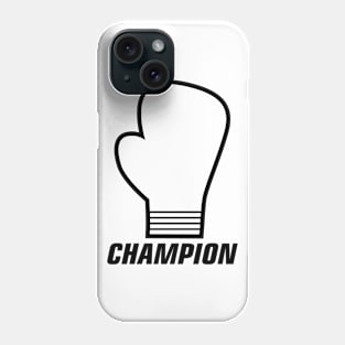 Athletic champion workout t shirt for athletes and sportspersons. Phone Case