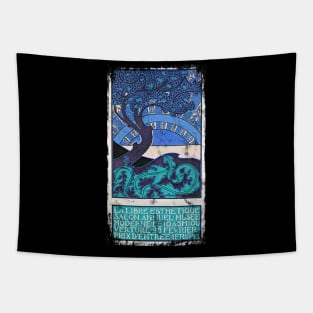 Art Nouveau - Tree Of Life Paul Berthon Alphonse Mucha Vintage Fantasy Tapestry