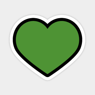 Green heart Magnet