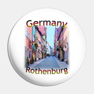 Germany - Rothenburg ob der Tauber streetscape Pin