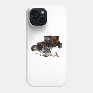 1928 Ford Model A 5 Window Coupe Phone Case