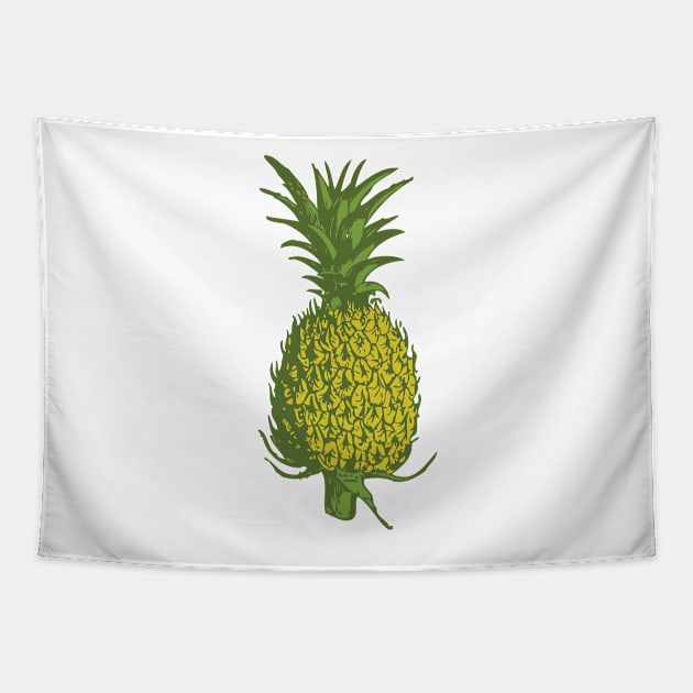 Pineapple Design Tapestry by jennyk