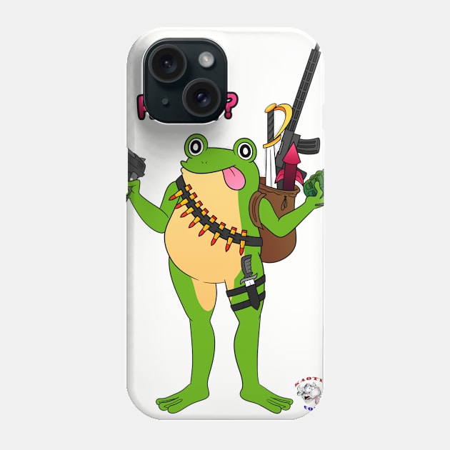 Feelin' Froggy? Phone Case by Kaotik Cow