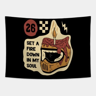 Candle Helmet Tapestry