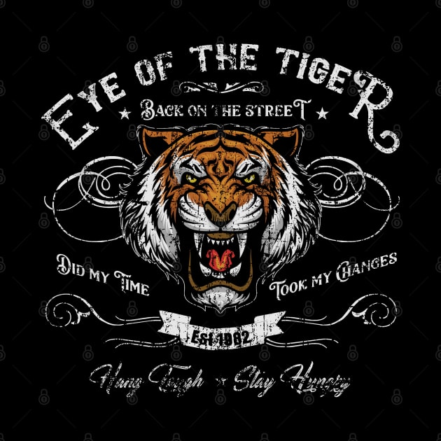 The Eye of the Tiger, distressed - Rocky by woodsman