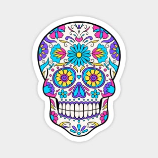 Sugar Skull Art Magnet