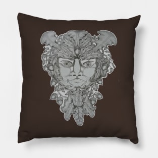 Green Man Pillow