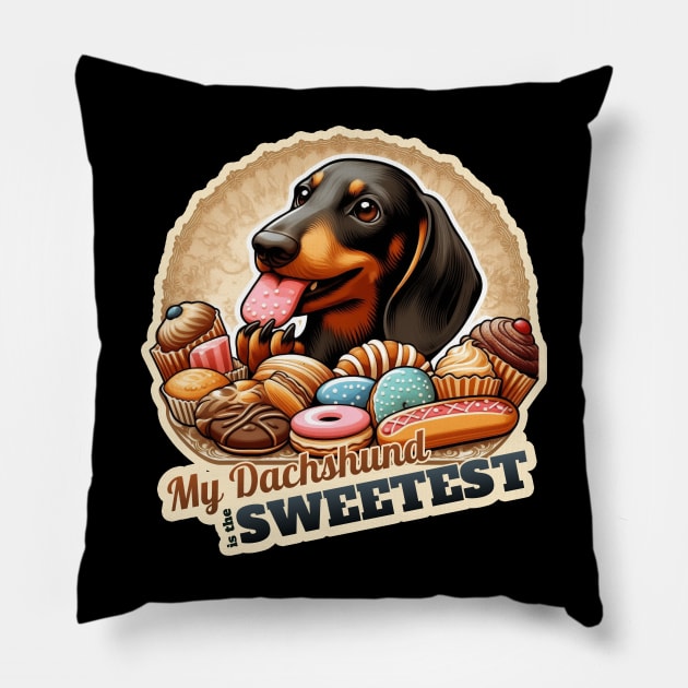 Confectioner Dachshund Pillow by k9-tee