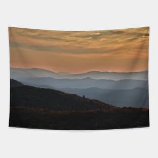 Magical Blue Ridge Mountains Tapestry